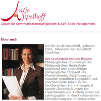 Website Appelhoff Coaching