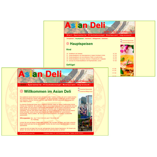 Website Asian Deli
