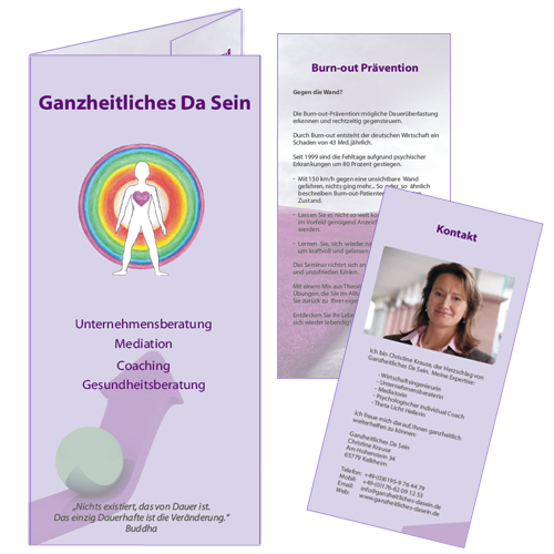 Flyer Ganzheitliches Da Sein